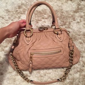 COPY - Marc Jacobs Large Quilted Stam Satchel in Blush